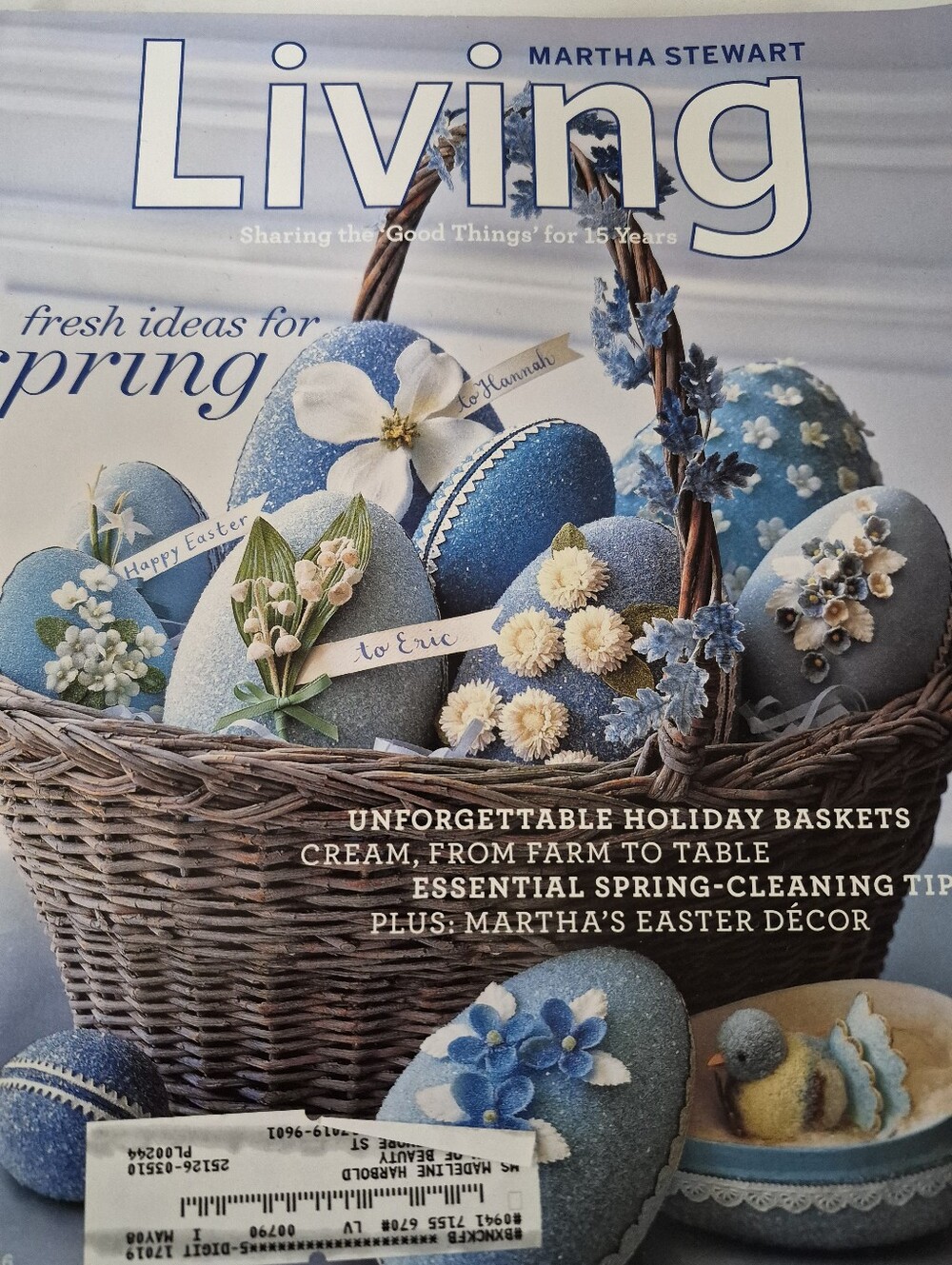 Martha Stewart Living Magazine April 2006